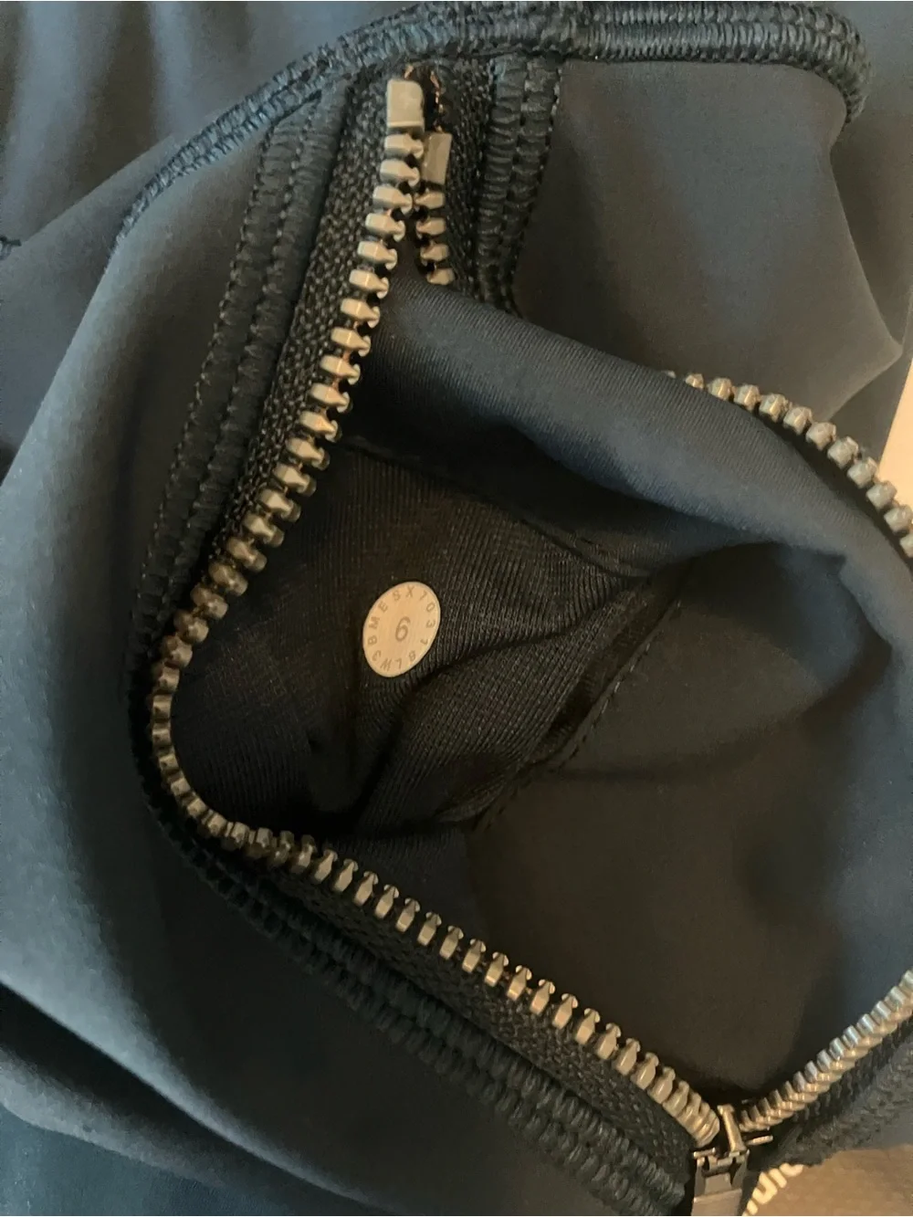 NWT Lululemon Front Of The Pack 1/2 Zip, Sz 6, Nocturnal Teal